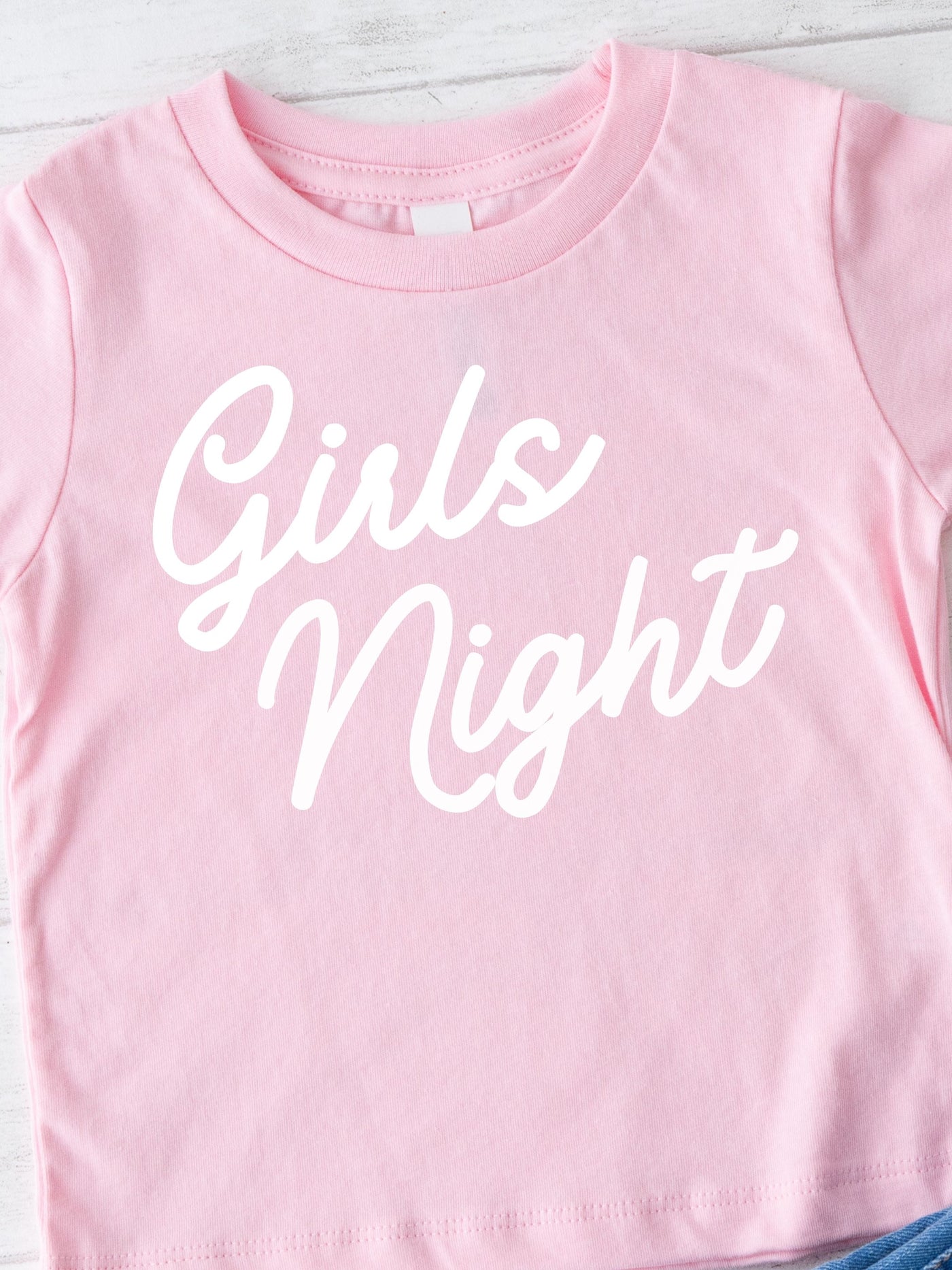 Girls Night Script Baby Tee