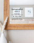 Identity Mirror Decal