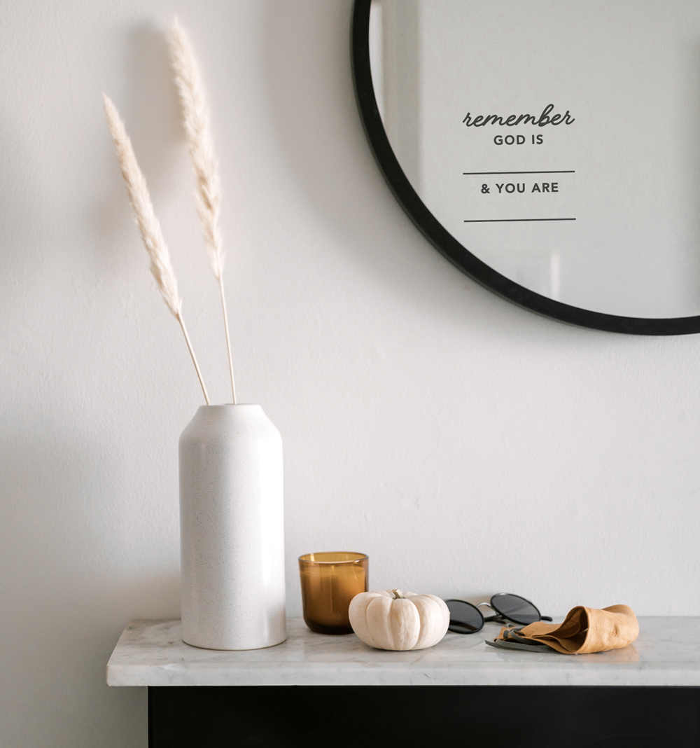 Identity Mirror Decal